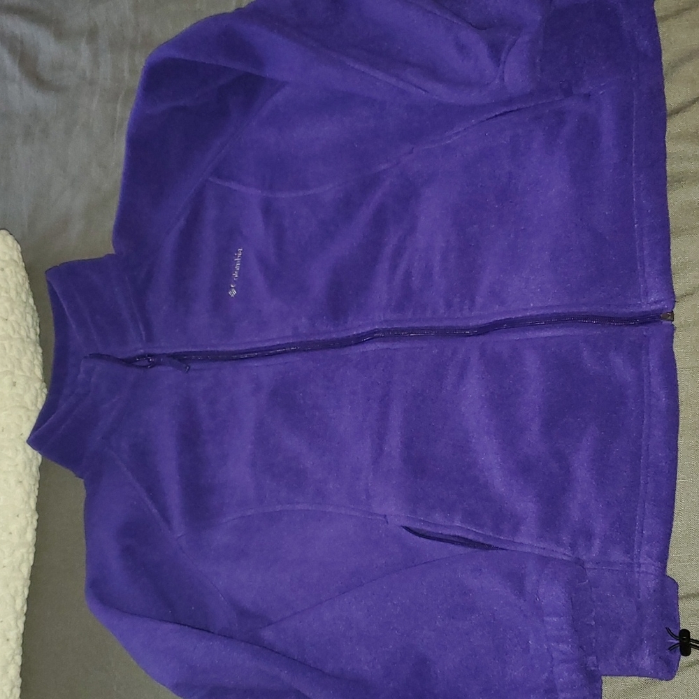 🏔AllOver Purple Fleece Columbia Jacket🏔 - Picture 9 of 9